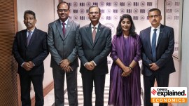 RBI repo rate, RBI repo rate hike, RBI monetary policy, RBI MPC, Monetary Policy Committee, RBI policy stance, calibrated tightening, RBI interest rate hike, India interest rates, India inflation, CPI inflation India, WPI inflation India, retail inflation India, wholesale inflation India, core inflation India, inflation expectations, inflation generalisation, RBI inflation forecast, RBI GDP forecast, India GDP growth, India economic growth, Sanjay Malhotra RBI, RBI policy October 2026, RBI policy August 2026, hawkish RBI, dovish RBI, interest rate cycle India, rate hike India, inflation and interest rates, El Nino India inflation, weak monsoon inflation, memory chip prices India, West Asia war inflation, US Federal Reserve rate hike, global interest rates, bank rate India, policy repo rate, Express Explained,