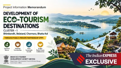 Bihar pushes for tourism project, Bhimbandh Wildlife Sanctuary, Bihar tourism project in Bhimbandh Wildlife Sanctuary, tourism project in Bhimbandh Wildlife Sanctuary, Bihar Forest Department, Bihar government, Indian express news, current affairs