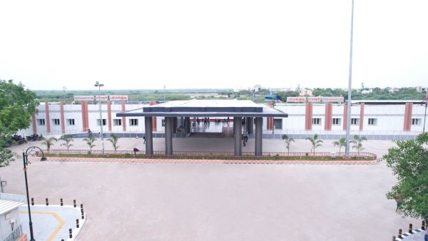 Redeveloped Paramakkudi railway station (Image: Southern Railway)