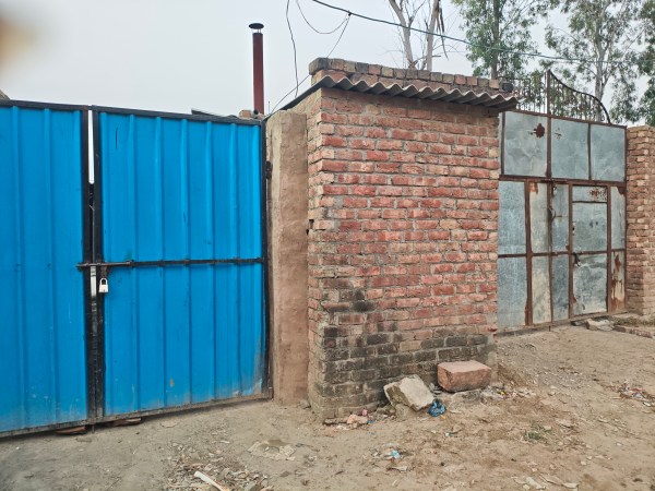 The two adjoining dairy units. 