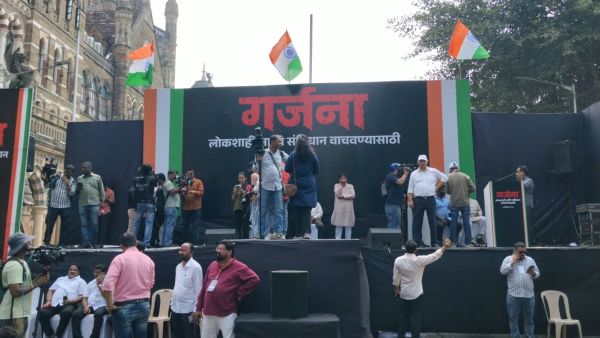 By setting aside their flags, the two regional parties are trying to reach beyond ideological lines and make the agitation more inclusive, built around one agenda: the ECI.