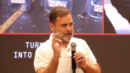 Leader of Opposition in Lok Sabha Rahul Gandhi