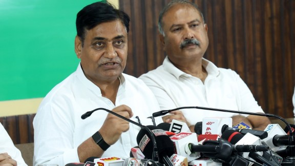 Rajasthan civic body polls, Rajasthan Panchayati Raj polls, Rajasthan Congress, Rajasthan civic body elections, Pradesh Congress Chief (PCC) chief Govind Singh Dotasra, Govind Singh Dotasra, Bhajan Lal, Indian express news, current affairs