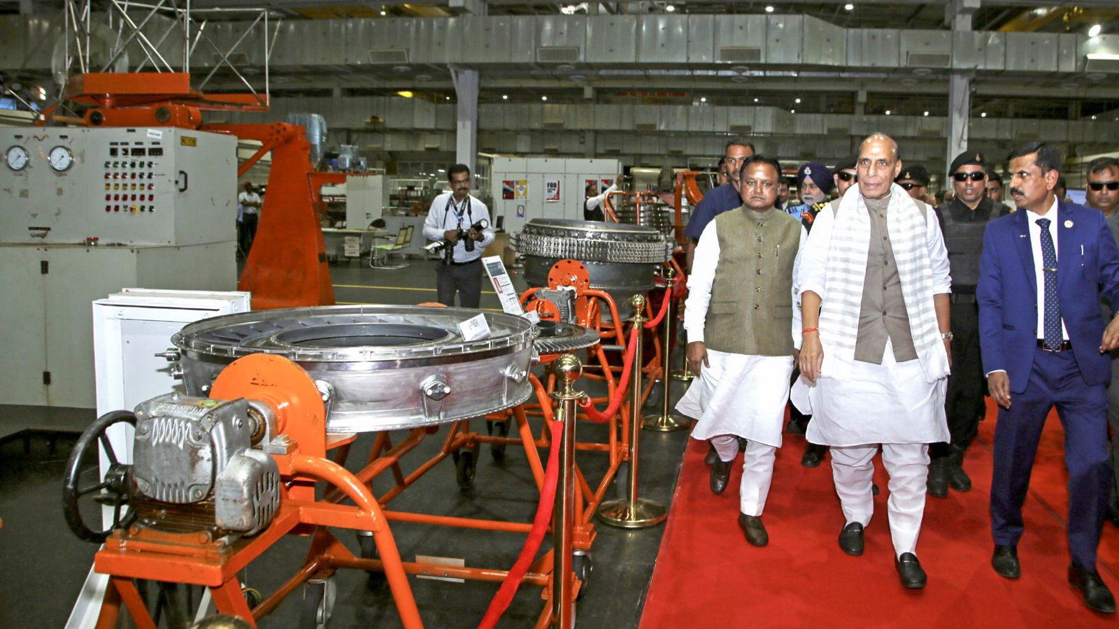 Rajnath Singh stresses on self-reliance in aerospace sector as HAL delivers its 2,000th aero-engine