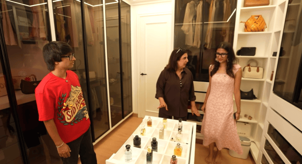 Inside Sourav's bungalow