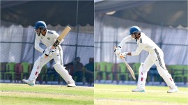 Shikhar Mohan's 60 from 118 deliveries impressed less for its sum than for its pacing. His first 32 balls yielded a mere six runs, and only then did he permit himself to slip the shackles against Umar Nazir.(Special Arrangement)