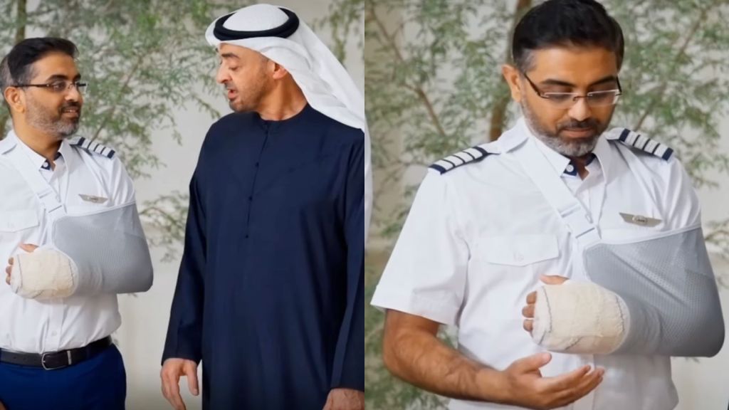 Captain Machchhar sustained serious injuries after being attacked by his co-pilot with a crash axe aboard a Dubai-Tel Aviv flight. (