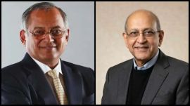 Venu Srinivasan (left) and Vijay Singh. (File Photo/ Facebook Tata Trusts)