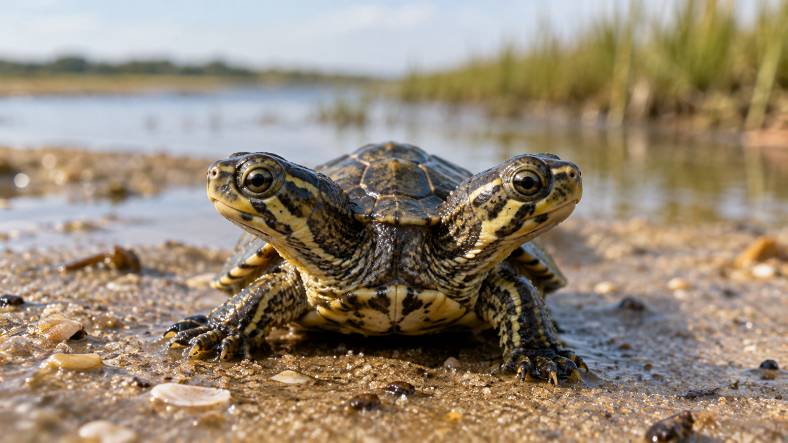 Two heads, one body: Rare turtle hatchling found on Cape Cod