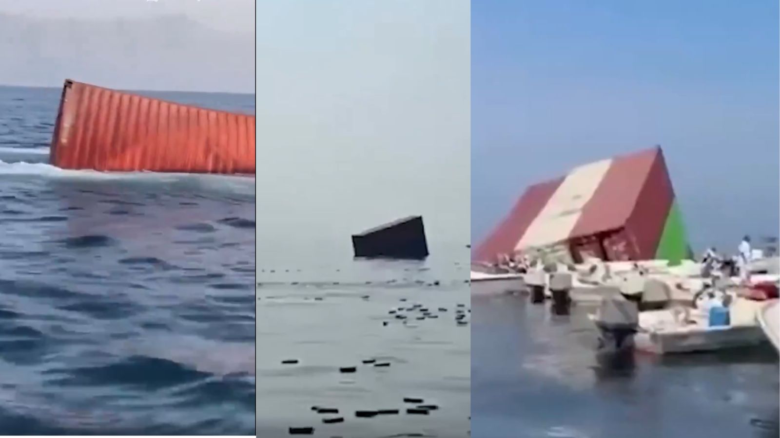 Iran Strait of Hormuz update: Fishermen race to scoop up iPhones and perfume from sunken ship