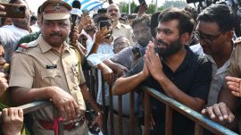 Abhijeet Dipke at Deekshabhoomi, Nagpur (Express Photo)