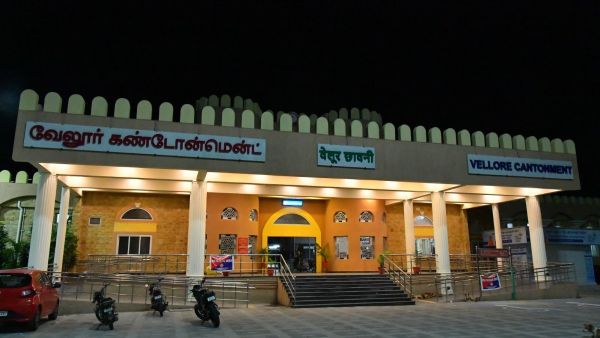 Redeveloped Vellore Cantonment railway station (Image: Southern Railway)