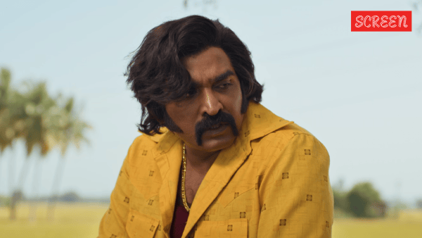 Vijay Sethupathi in a still from the film Baththa
