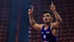 Vishvajit More won silver medal in men's Greco-Roman 55kg category at the 2026 U23 World Championships (UWW)