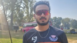 Samad, J&K's man of crisis, scored 748 runs in the title-winning Ranji Trophy campaign. (Express Photo)