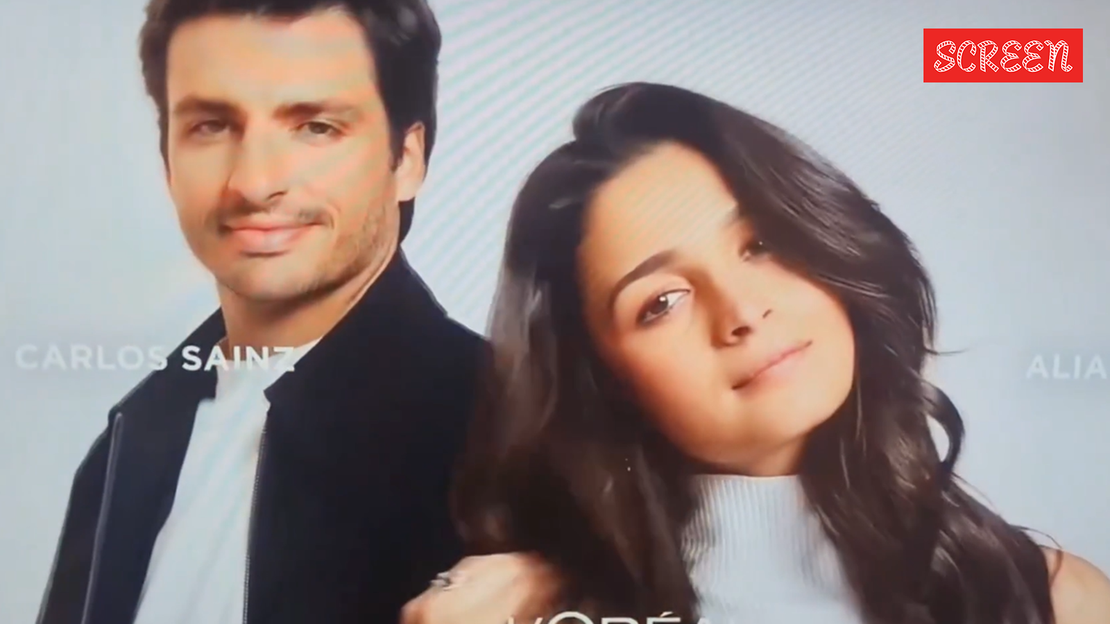 Alia Bhatt and F1 Driver Carlos Sainz Reunite for L'Oréal Paris Haircare Campaign
