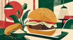 now the potato patty sits inside a bun where the rice ought to be. There may be lettuce, perhaps cheese, some sauce or mayonnaise or commercial mustard paste, a toasted surface where there was once steam rising from rice.