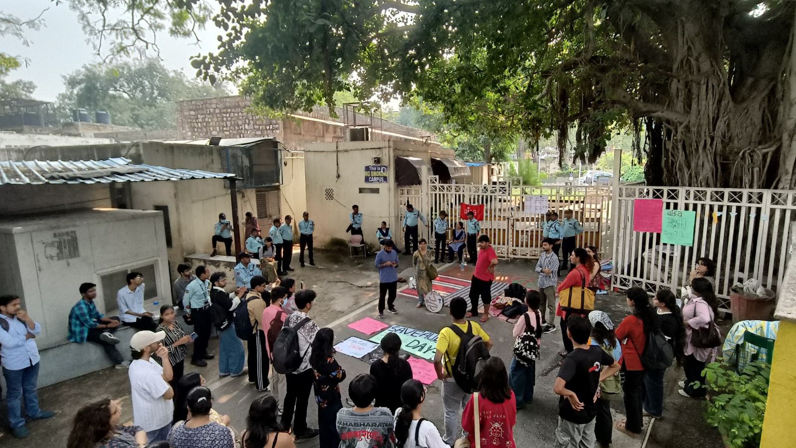 Ambedkar University suspends 10 students after clashes during protest