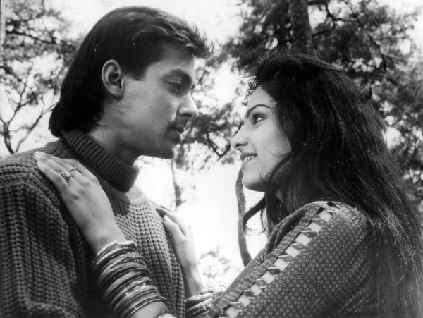 Actor Salman Khan and Ayesha Jhulka in film KURBAAN. Express archive photo
