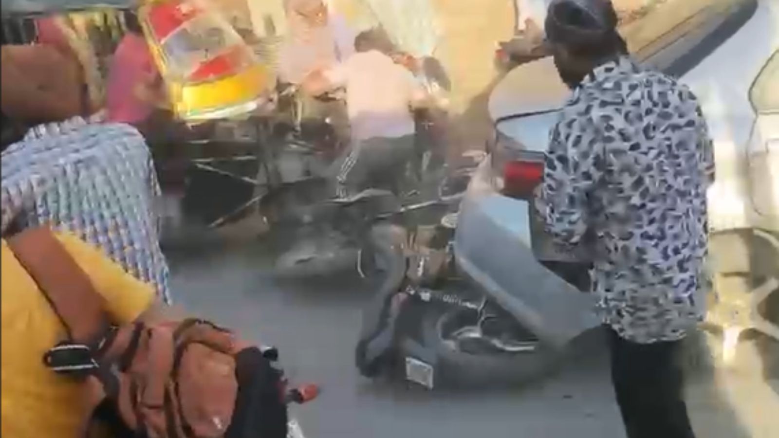 Viral video: Ludhiana man goes on rampage, tries to mow ex-wife, her mother