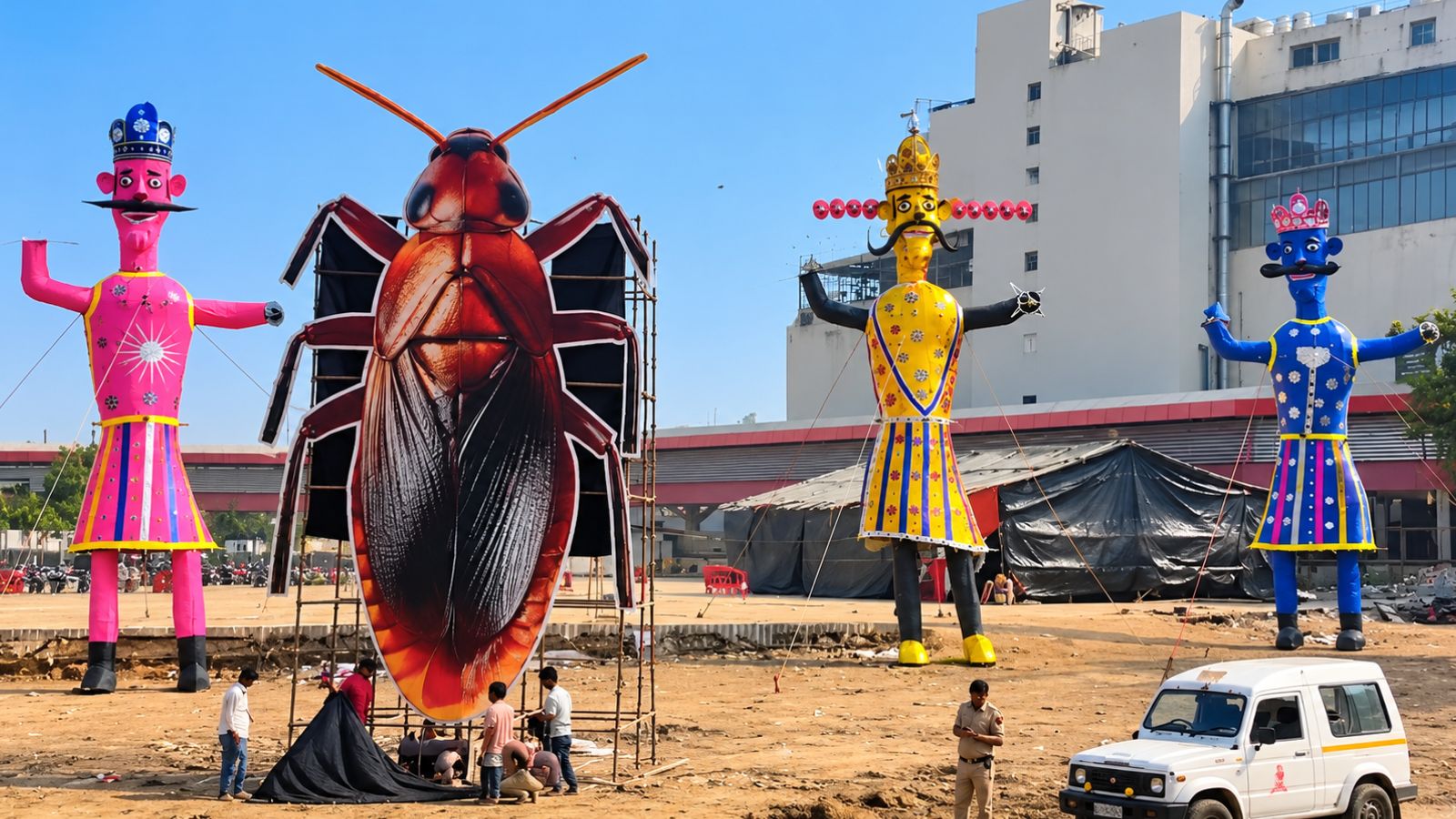 ‘Free publicity’: CJP’s Abhijeet Dipke reacts to cockroach effigy at Delhi Ramlila