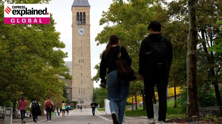 The Cornell University campus in Ithaca, New York state. (AP)