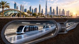 Dubai Loop Tunnel Project will create an underground road network designed to transform urban mobility (Image generated using AI)