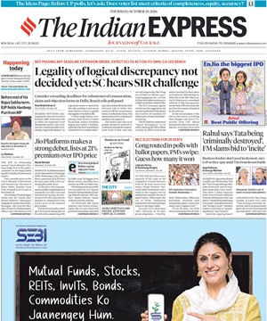 The Indian EXPRESS E-paper