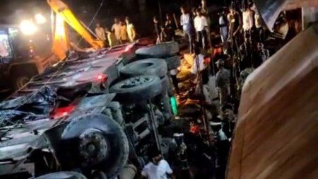 gwalior truck accident