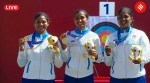 Asian Games 2026, Day 14 Live: India's women's recurve archery team made history by winning gold.