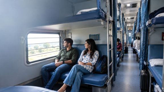An RAC ticket allows passengers to travel with reserved seating accommodation. (Image generated using AI)