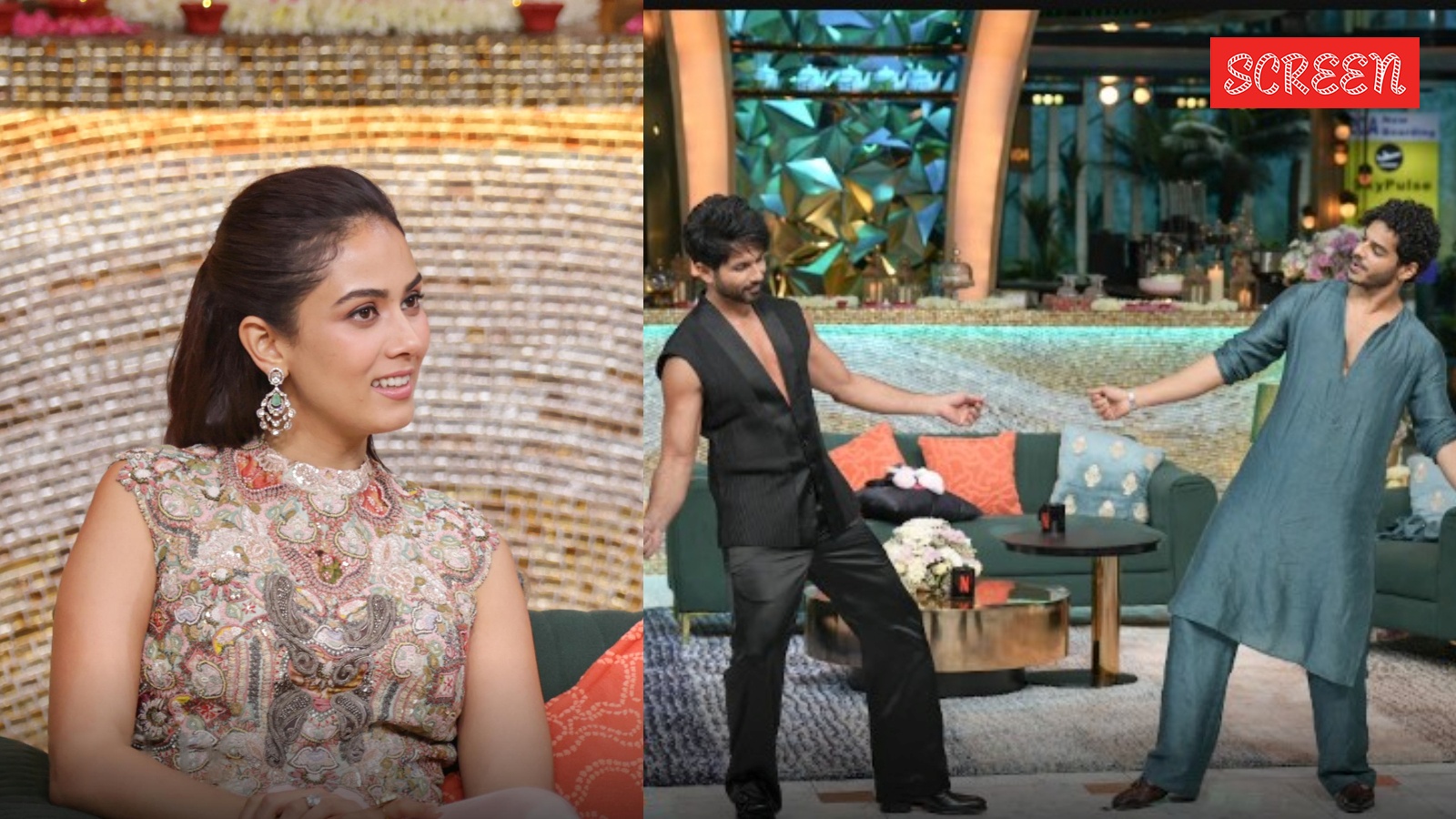 Shahid Kapoor, Mira Rajput, and Ishaan Khatter Appear on The Great Indian Kapil Show