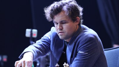 Magnus Carlsen is world no 1 even in the Total Chess Rating list. (Express Photo by Partha Paul)
