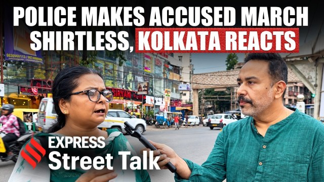 Kolkata Police Recreate Behala ‘Parade’ Case, March Accused Shirtless | Watch