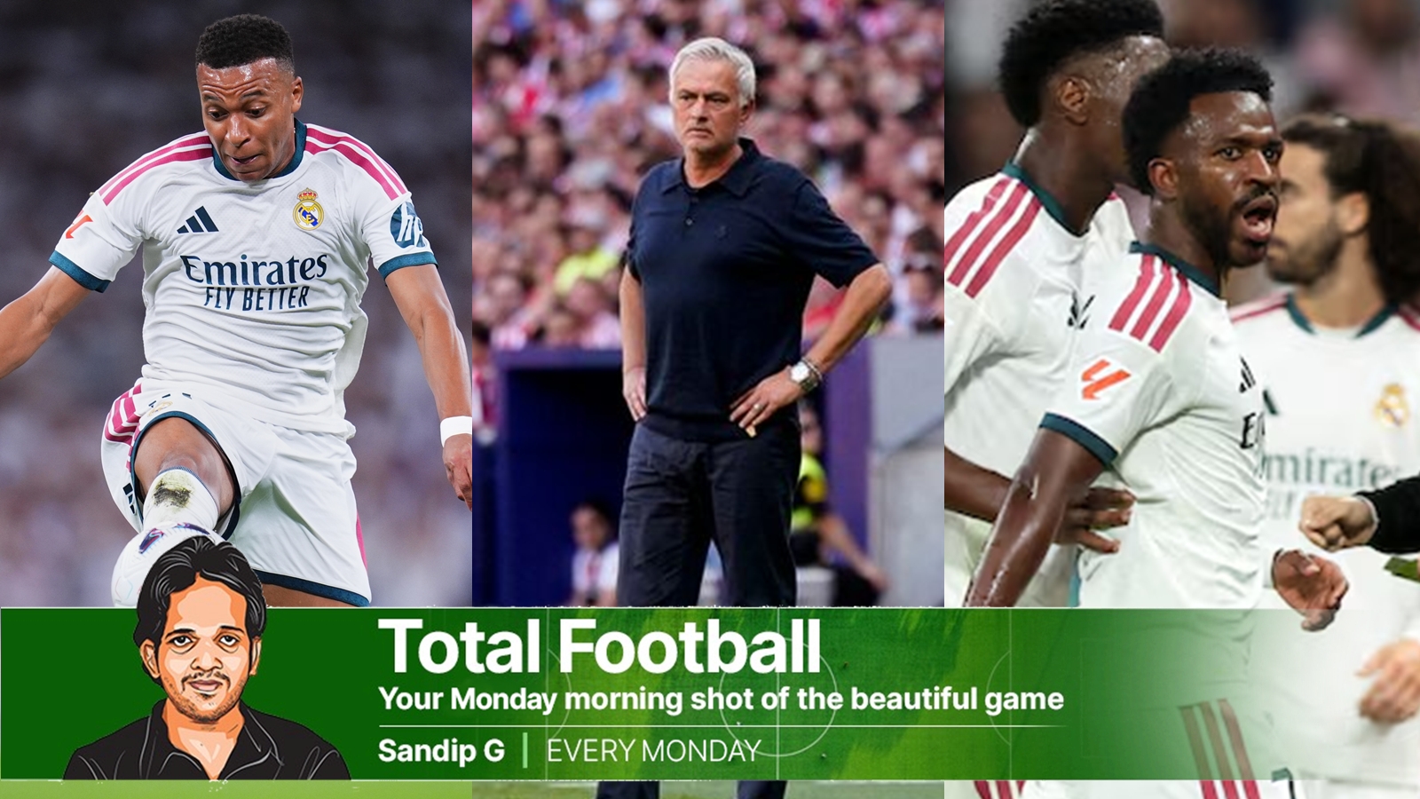 Jose Mourinho’s puzzle to solve: Vinicius Junior & Kylian Mbappe