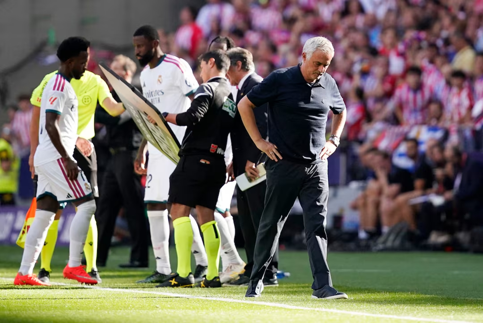 Such tactical puzzles fascinate Jose Mourinho — his major strength as a tactician is his ability to switch seamlessly to a Plan B and C. (Reuters Photo)