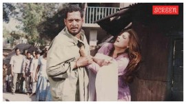 Nana Patekar and Dimple Kapadia in Krantiveer.