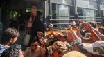 Police detained the Protesters during protest against CEC near Jantar Mantar in New Delhi on Saturday.
