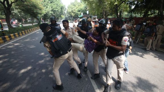 CJP protest in Delhi