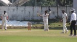 Priyansh Arya slammed his maiden first-class century but fell one run short of a double hundred. (Express Photo)