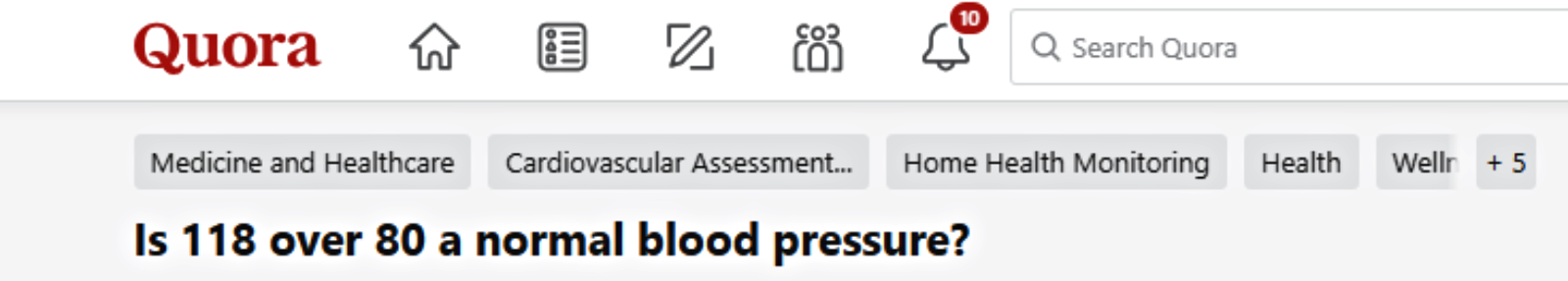 blood pressure