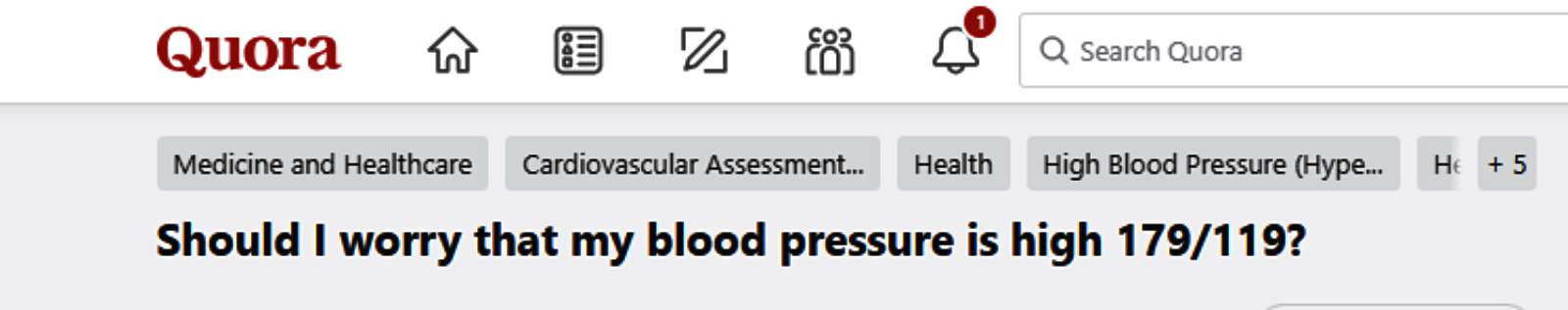 blood pressure