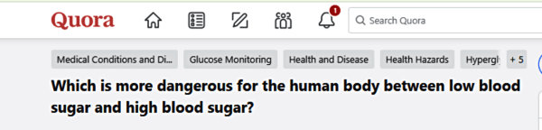 blood sugar