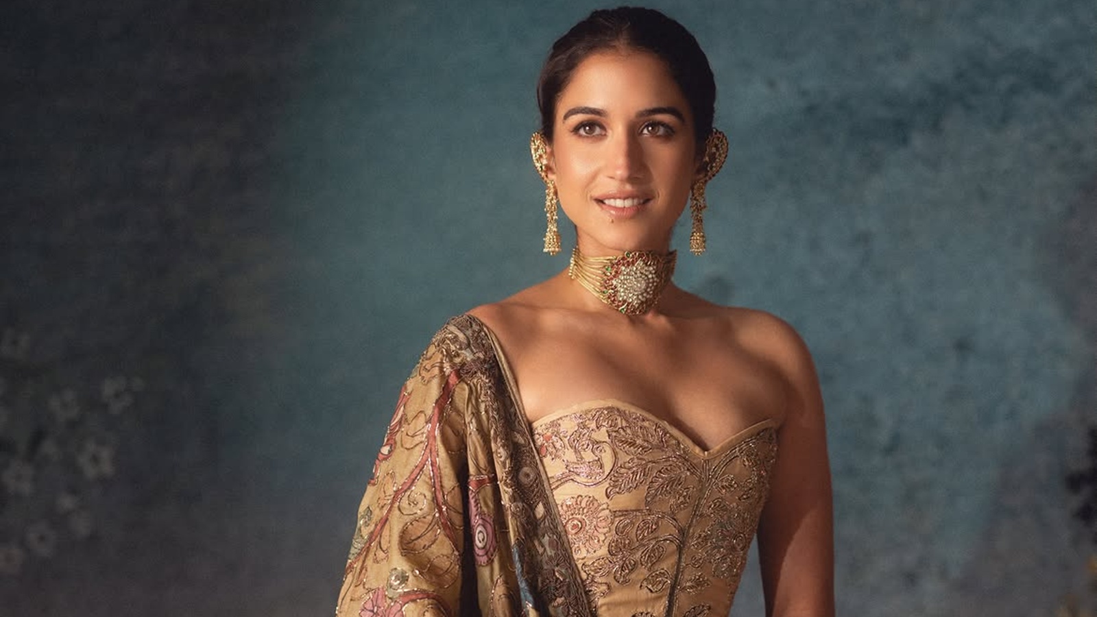 Radhika Ambani stuns in hand-painted kalamkari with zardozi work
