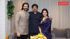 Vijay Deverakonda, Rashmika meet TN CM Vijay ahead of Ranabaali release