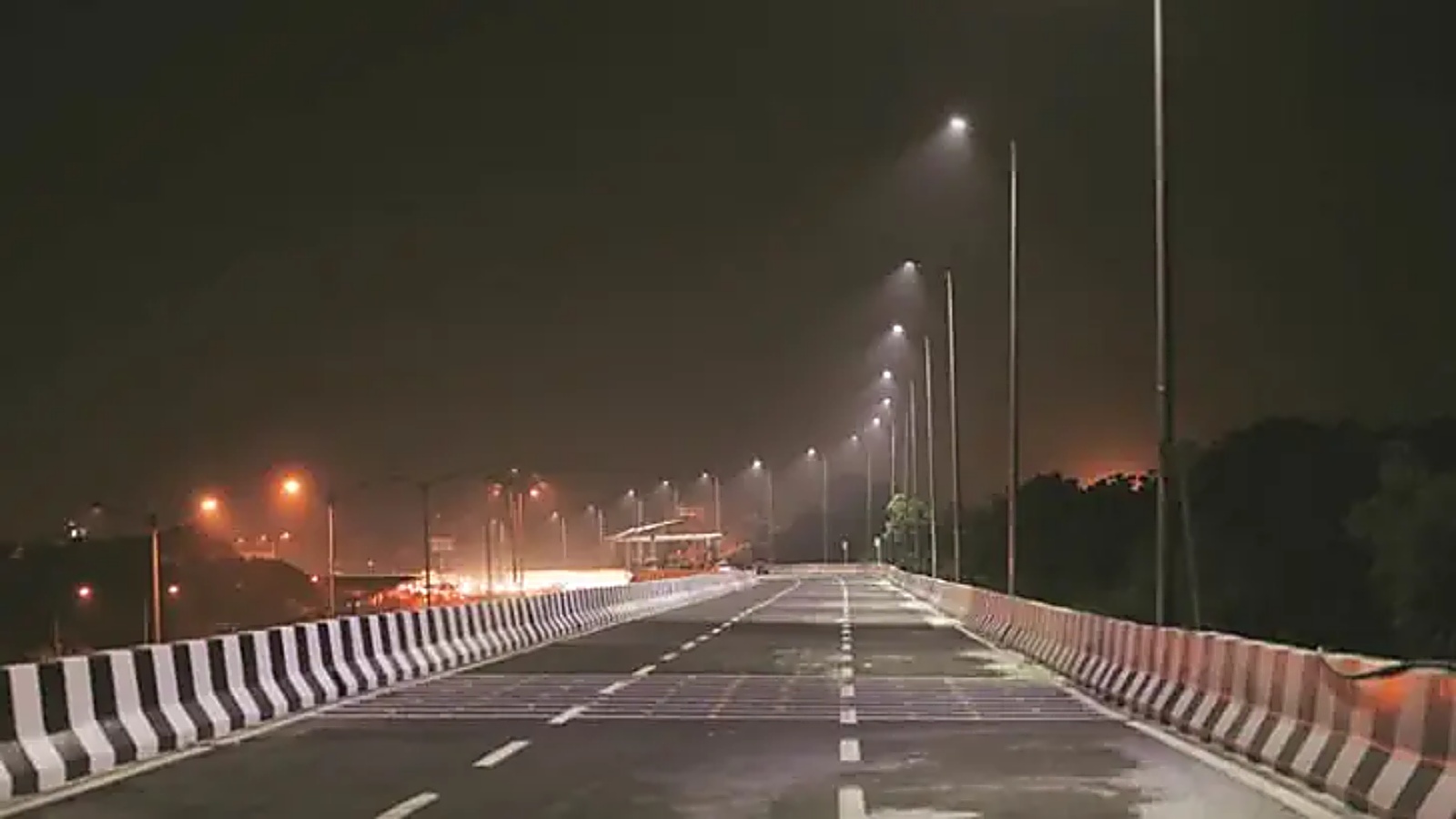 Delhi’s RTR flyover reopens after repairs, one truck defies restrictions