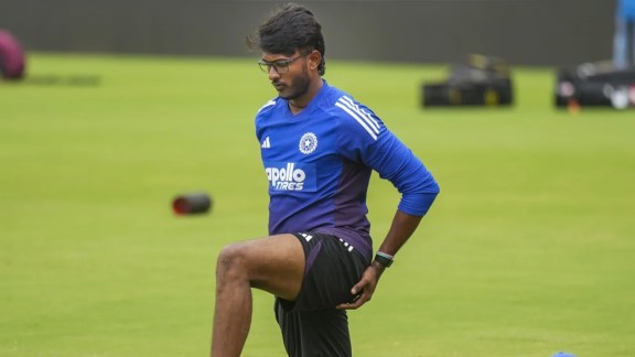 Sai Sudharsan had come in as a last-minute entrant to the visitors' playing XI on Sunday. (PTI Photo)