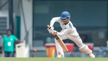 What sets Shikhar apart is respect for the value of his wicket, and a taste for the slow grind that runs against the grain of his generation. (TNCA Photo)