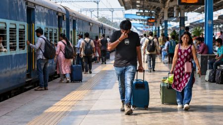Indian Railways passengers can claim refunds if their train is cancelled. (Image enhanced using AI)