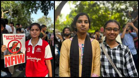 jantar mantar protest, gyanesh kumar